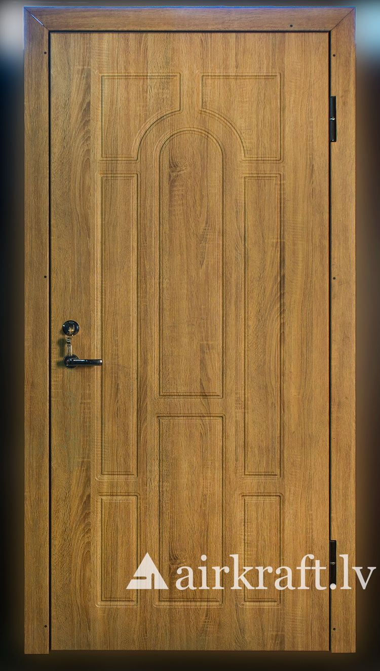 Metāla durvis ar MDF apdari — modelis 04